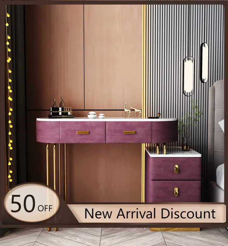 

Новый Небольшой туалетный столик OEIN, комод для спальни, современный минимасветильник свет, роскошный туалетный столик, шкафчик в туалетном ...