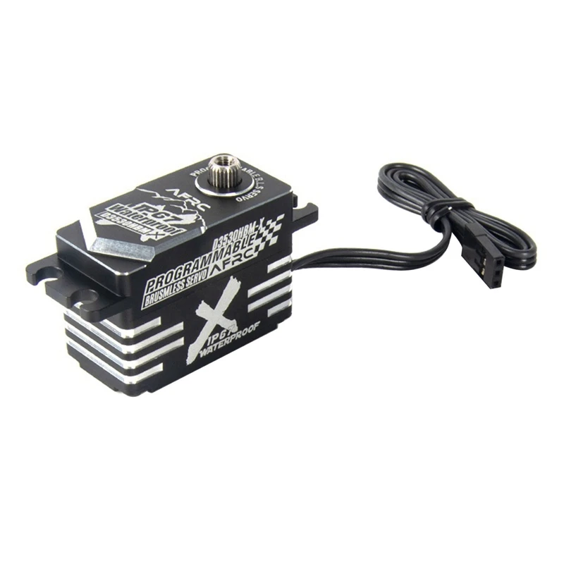 

AFRC D3530HBM-X Programmable Brushless Smart Servo Magnectic Sensor Waterproof Steering Gear For RC Aircraft/Drift Car