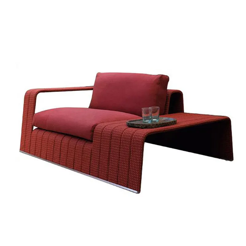 

Плетеный диван из ротанга для отдыха, ленивый бассейн из алюминиевого сплава, комбинация стульев для отдыха, садовая дизайнерская мебель для двора