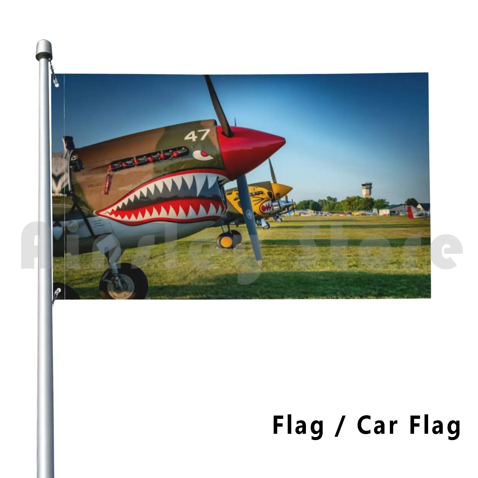 Летающий тигр уличный декор флаг Автомобильный самолет путешествия страсть