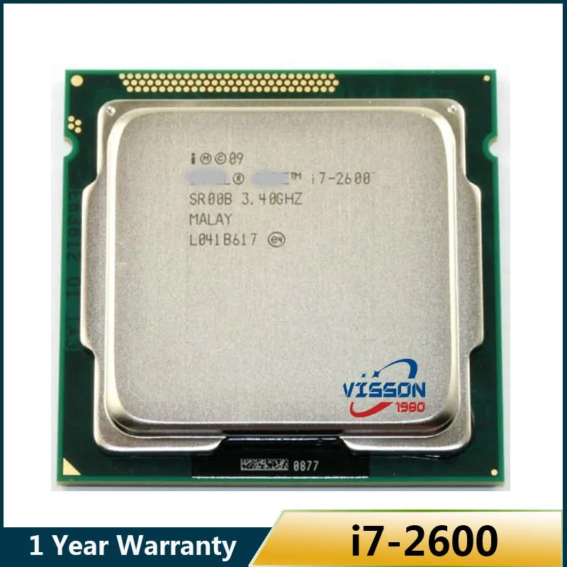 

Intel core processor i7 2600, processor 8m cache 3.40 ghz cpu LGA 1155 i7-2600 can work