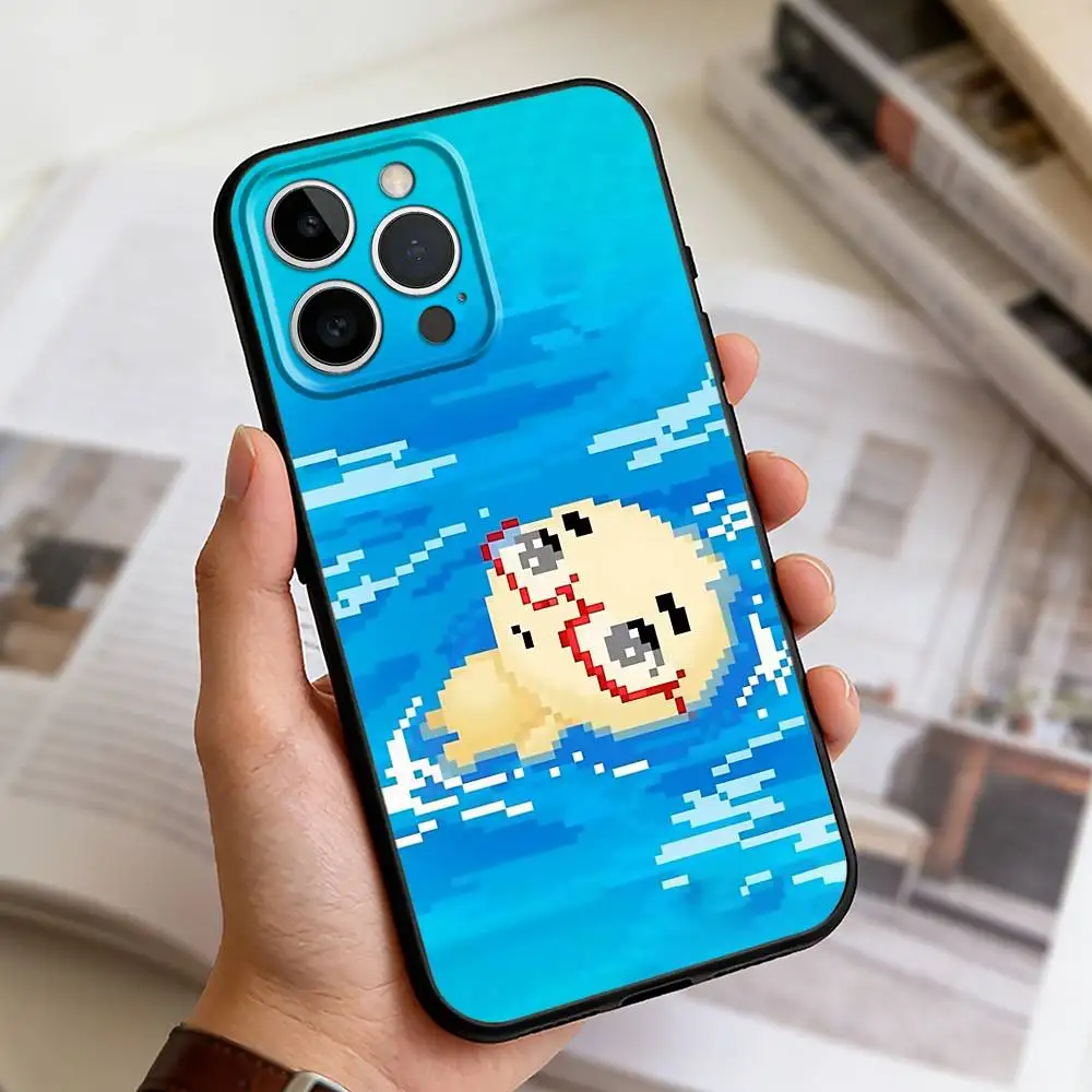 Фото Милый чехол для телефона A-Angyeongmandu K Dumpling для iPhone 17, 16, 15, 14, 13, 12, 11 Plus, Pro Max, XS, мягкий силиконовый черный чехол №3
