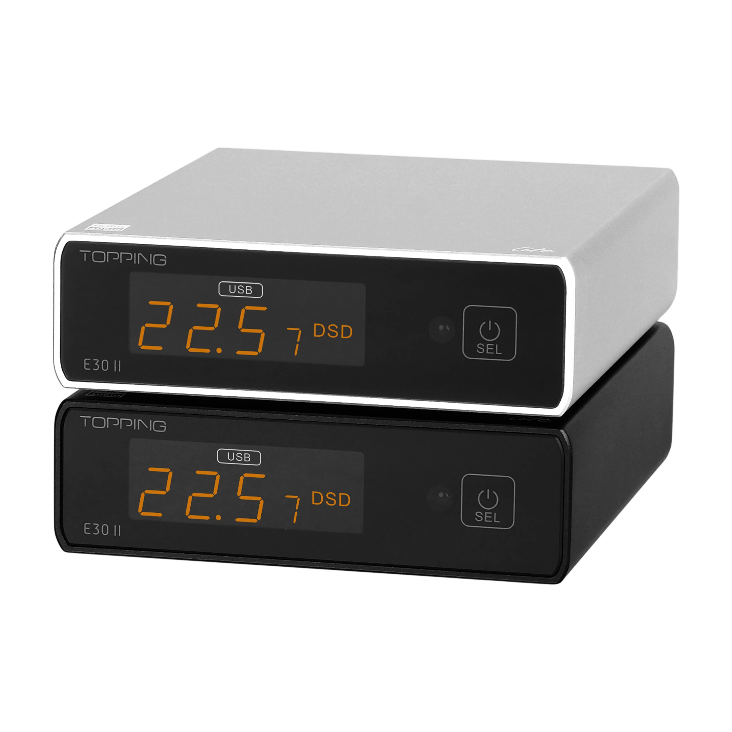 Фото Предварительный заказ TOPPING E30 II lite-декодер AK4493S ЦАП USB Hi-Res Audio XU208 DSD512 Сенсорное управление с дистанционным управлением предусилитель ЦАП №3