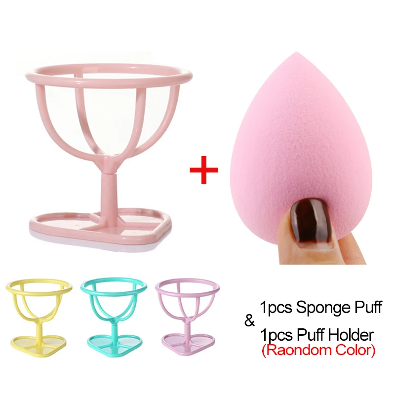 

Cosmetic Puff Makeup Sponge Display Stand Drying Holder Rack Make Up Cosmetic Powder Puff Beauty Egg Holder Storage Bracket Case
