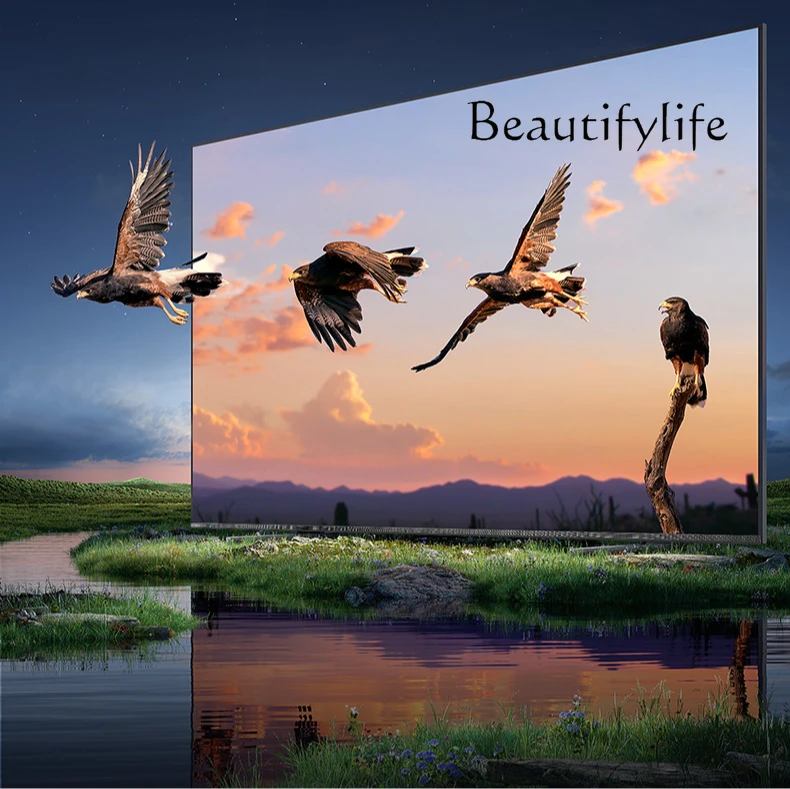 Супер качество изображения ультратонкий LCD гигантский экран ТВ синий цвет защита