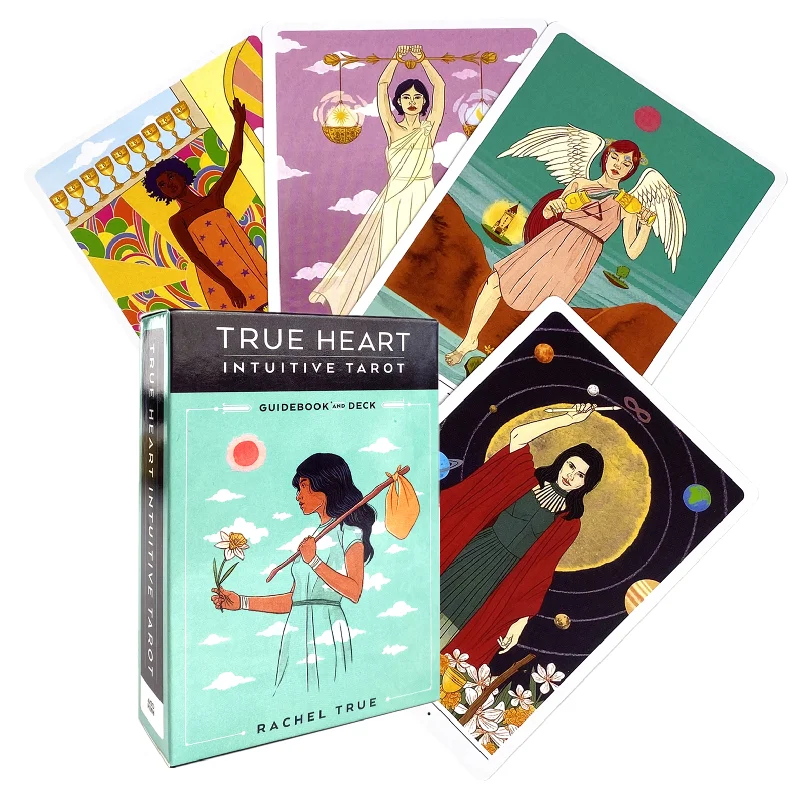 

True Heart Intuitive Tarot Cards 2021 New Tarot For Beginners With Guidebook Card Game Board Game Exquisite And Guidebook