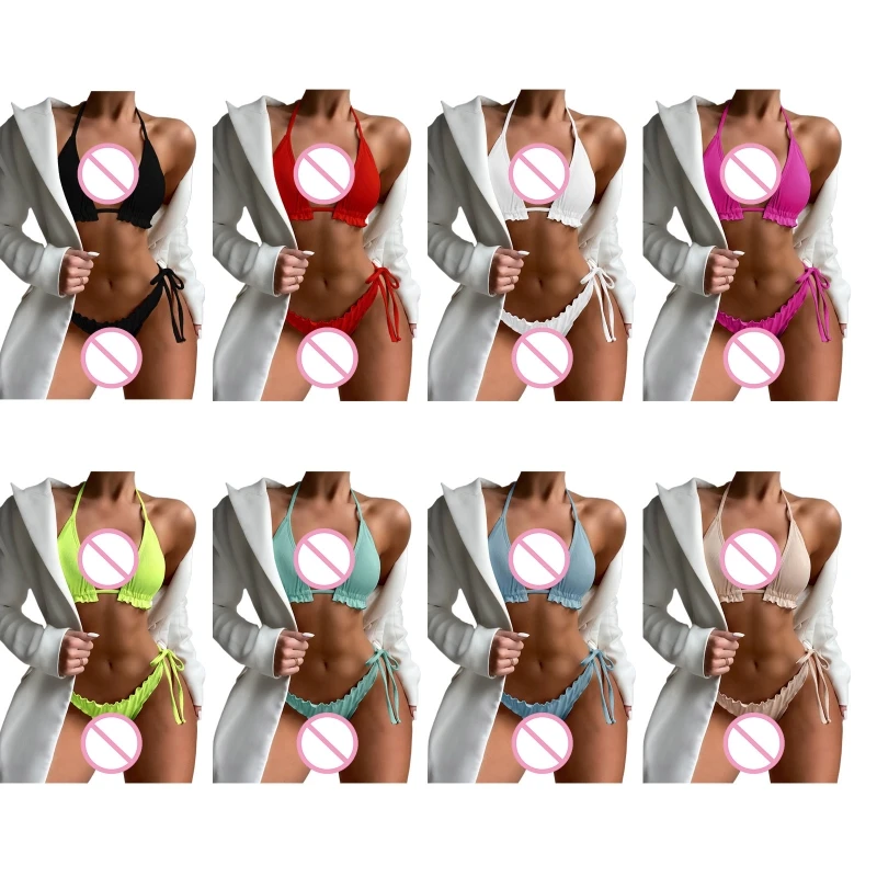 

Женский купальный костюм бикини, купальники из 2 предметов, Прямая поставка