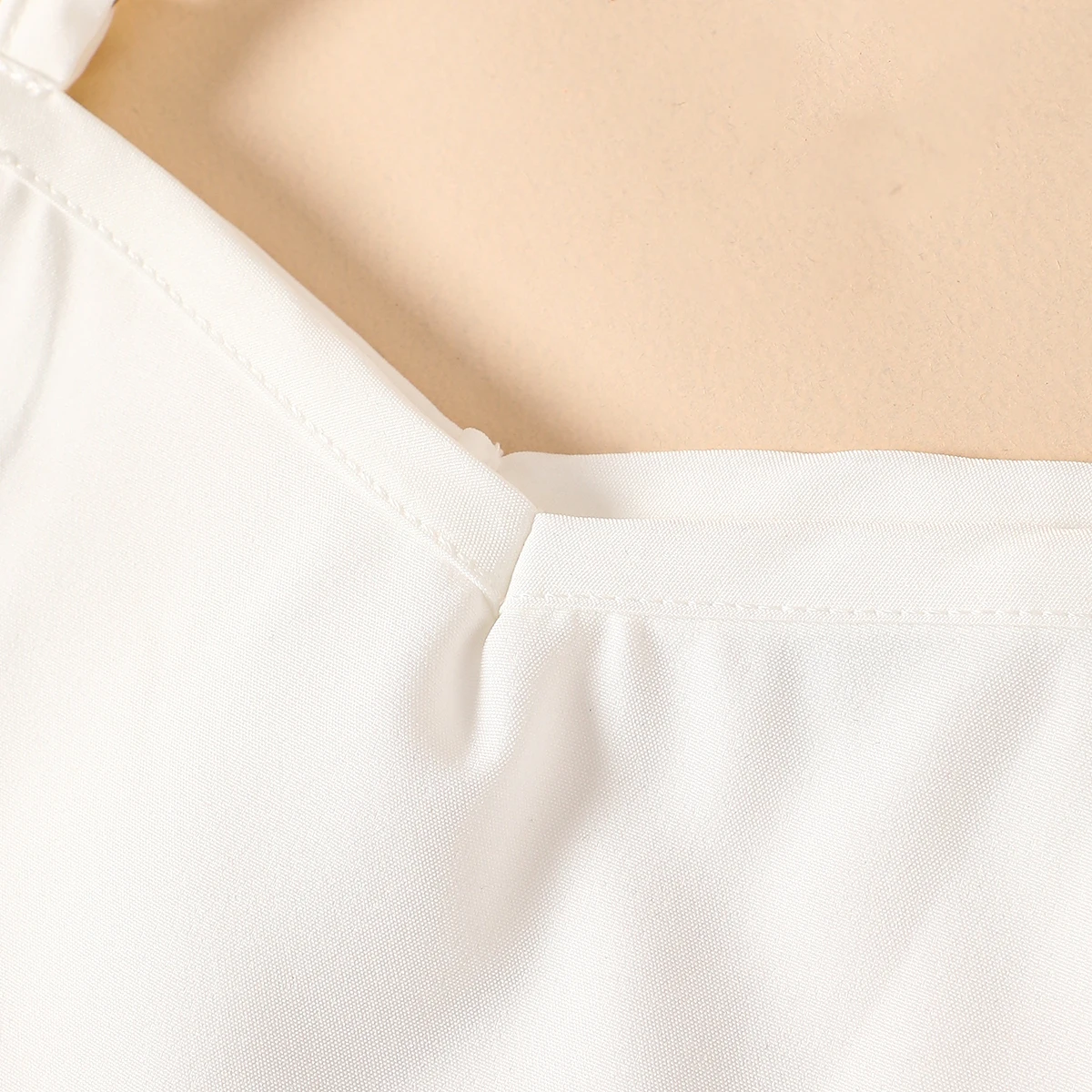 Платье с открытыми плечами для девочек модное белое платье на бретелях коротким