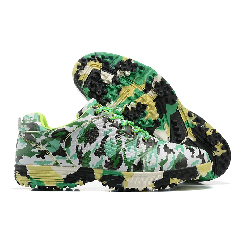Brand Camouflage Golf Shoes Professional Golf Sneakers 2022 New Outdoor Non-Slip Grass Walking Shoes Men Spikeless Golf Shoes