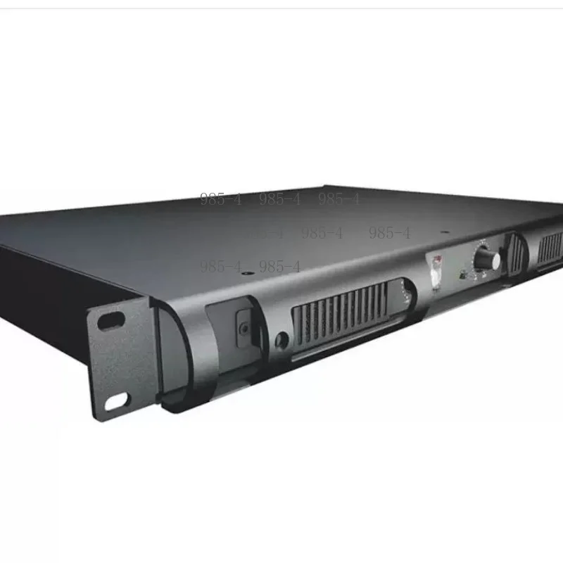 Фото 1U 600W Мощный двухканальный цифровой усилитель мощности, профессиональное аудиоустройство класса D с консолью управления сабвуфером №1
