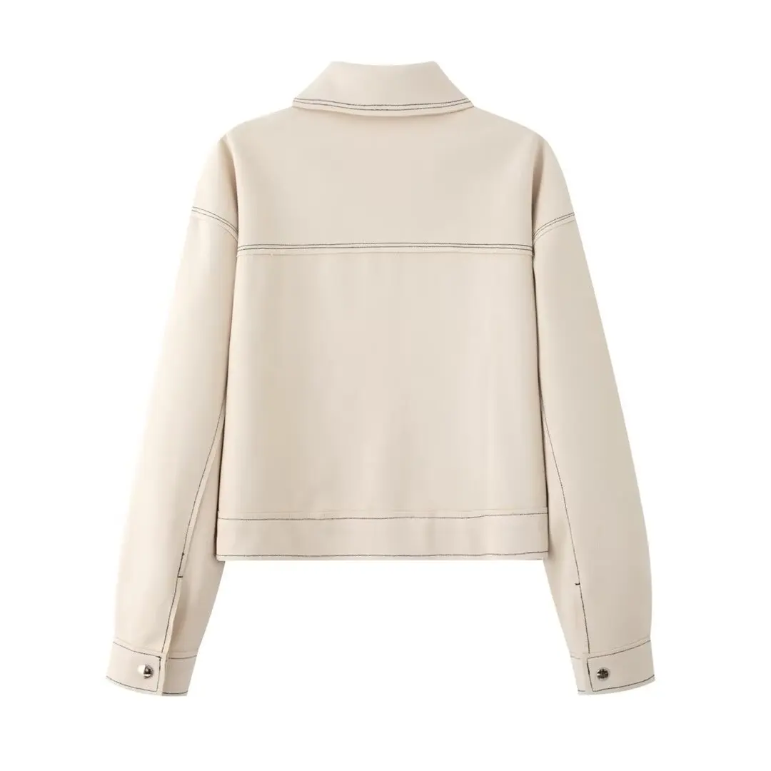 Оригинальная осенне-зимняя новая замшевая куртка RZRAoriginal с отложным воротником и