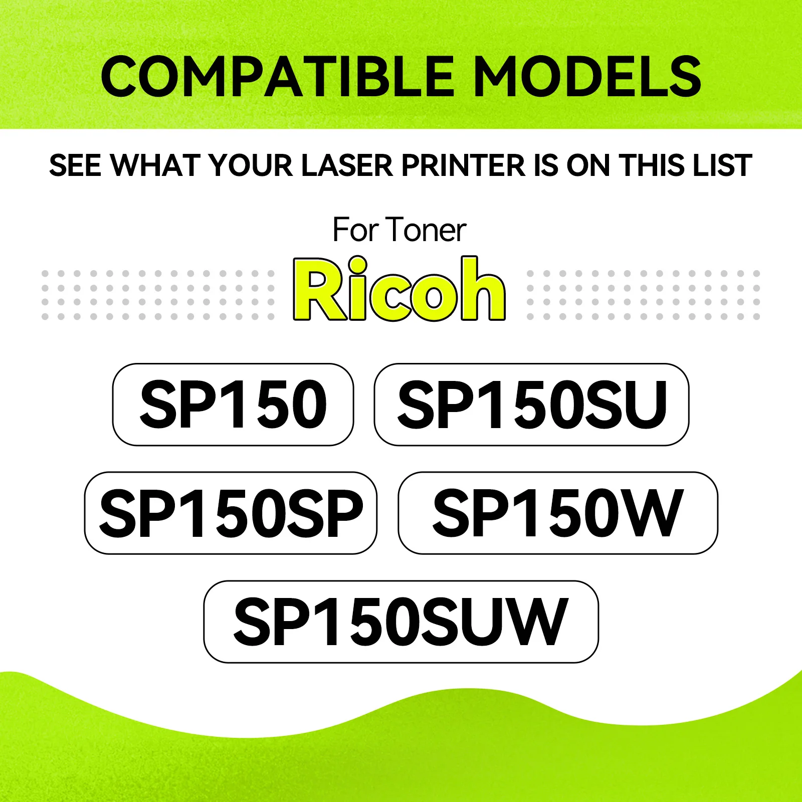 Фото Тонер-порошок SP150 для картриджей Ricoh SP 150su, SP150, 150, SP150su, SP150w, SP150suw, SP150su, SP150w (для заправки) №3