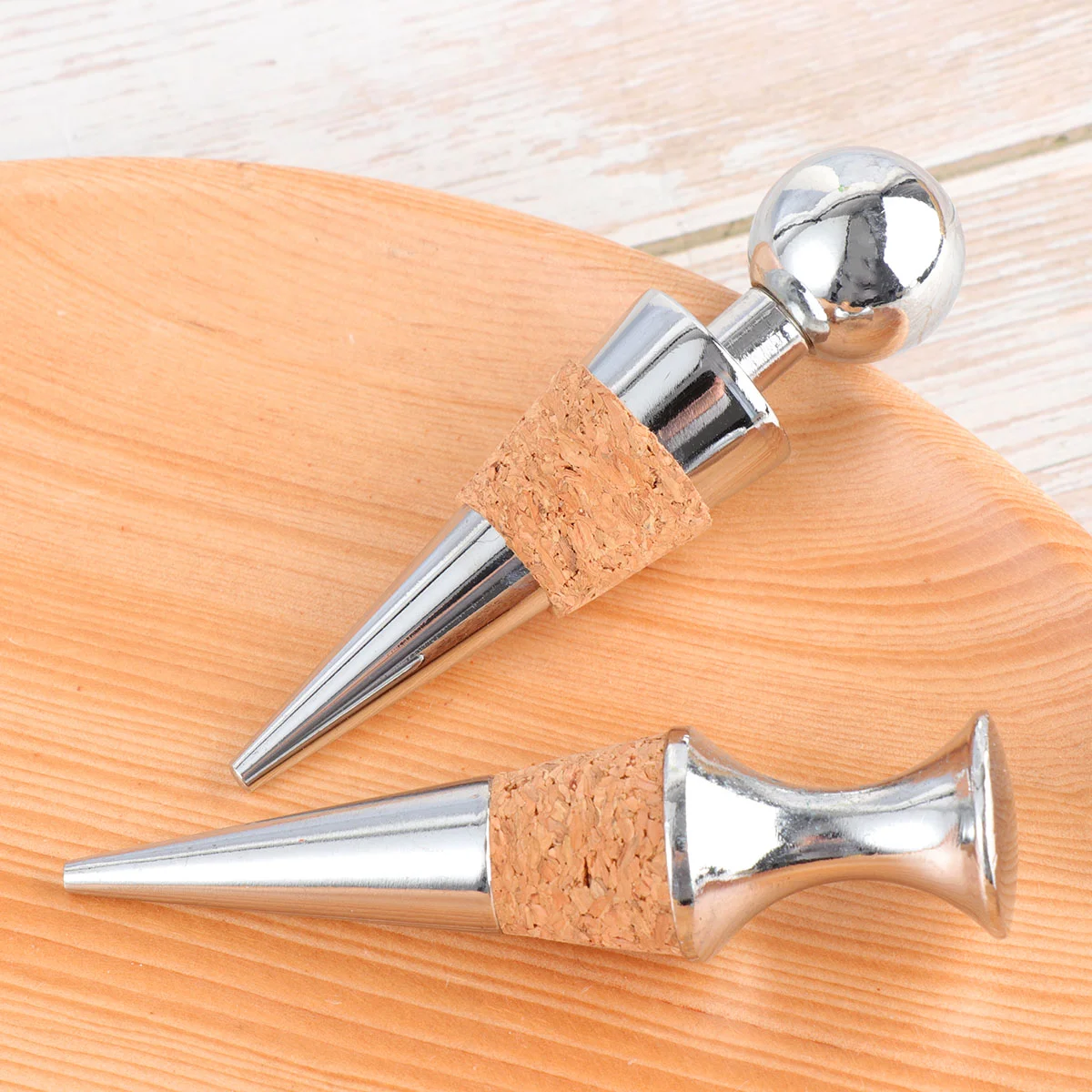 

2 Sealing Plugs Bottle Metal Plug Bottle Tops Plug Decorative Stoppers Bottle Sealing Plug
