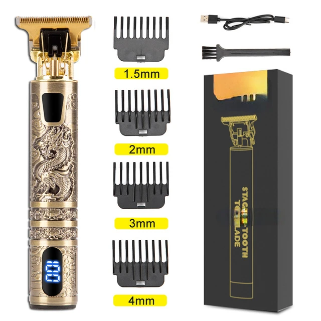 Clipper For Men Professional Hair Cutting Machine  Shaver Beard Rechargeable Dragon Barber Shop Hair Trimmer Set T9 enlarge