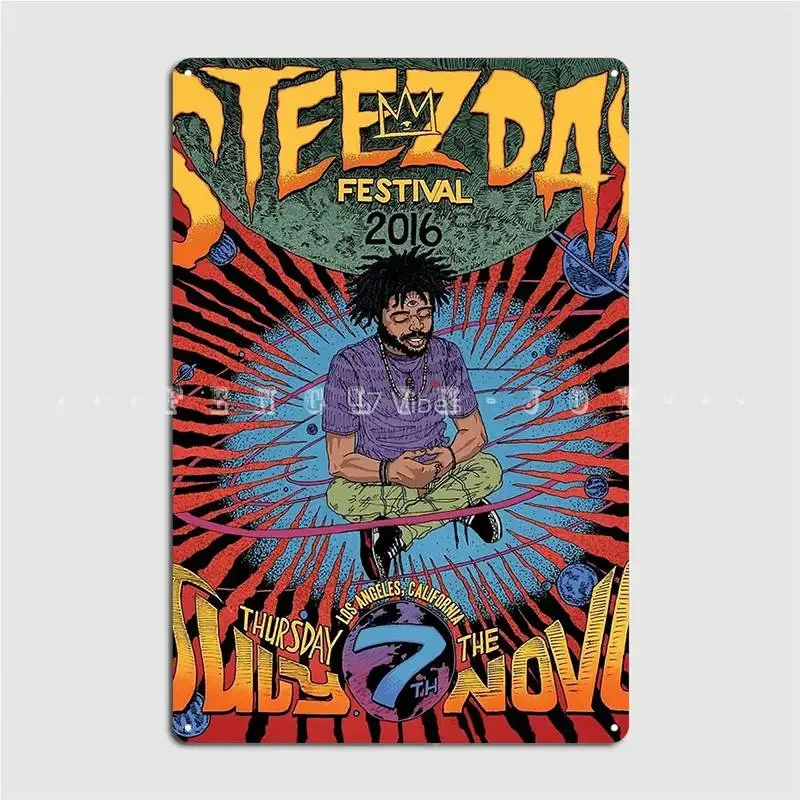 Плакат Steez Day 2016 металлическая табличка кинотеатр кухня настенная роспись