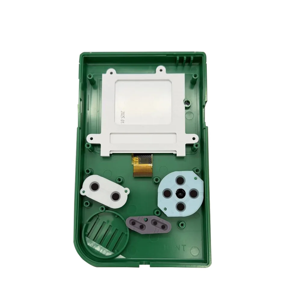Фото 2,5-дюймовый IPS LCD-экран в оттенках серого для GameBoy GB DMG, оригинальный размер, идеально точное воспроизведение пикселей, высокая яркость, без необходимости резки корпуса. №1