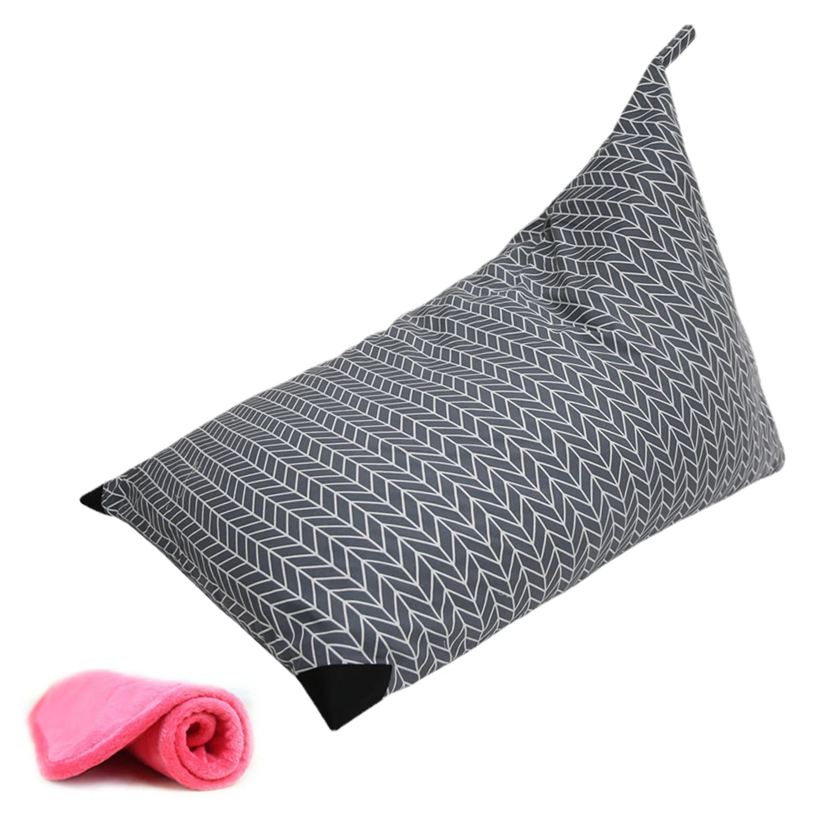 

Треугольный мешок для хранения, мешок для хранения, чехол для кресла, без наполнителя, моющийся чехол, набивное животное, мешок для хранения