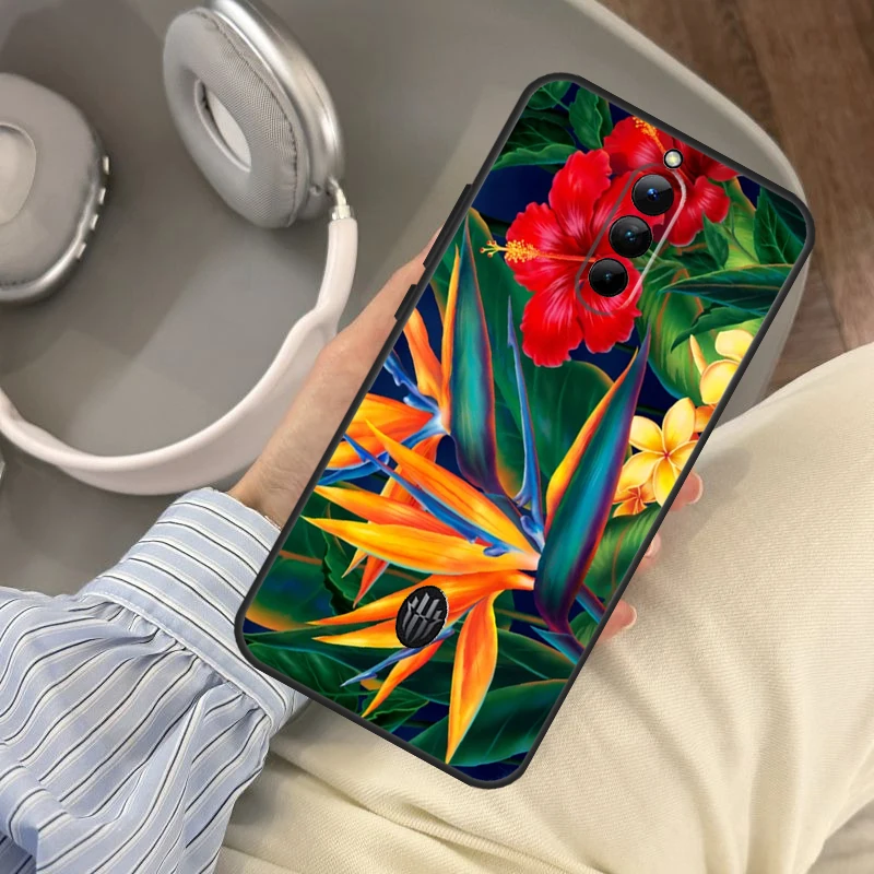 Чехол Tropical Paradise Hawaiian Birds для Red Magic 10 Pro Plus 9 8 7 6 5G 5S 6R RedMagic 10S 8S 7S 9S Cover