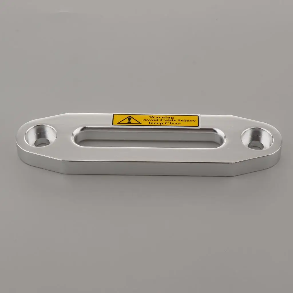 

Universal Aluminum Alloy Hawse Fairlead for 4500 Lbs Winch Rope, Silver