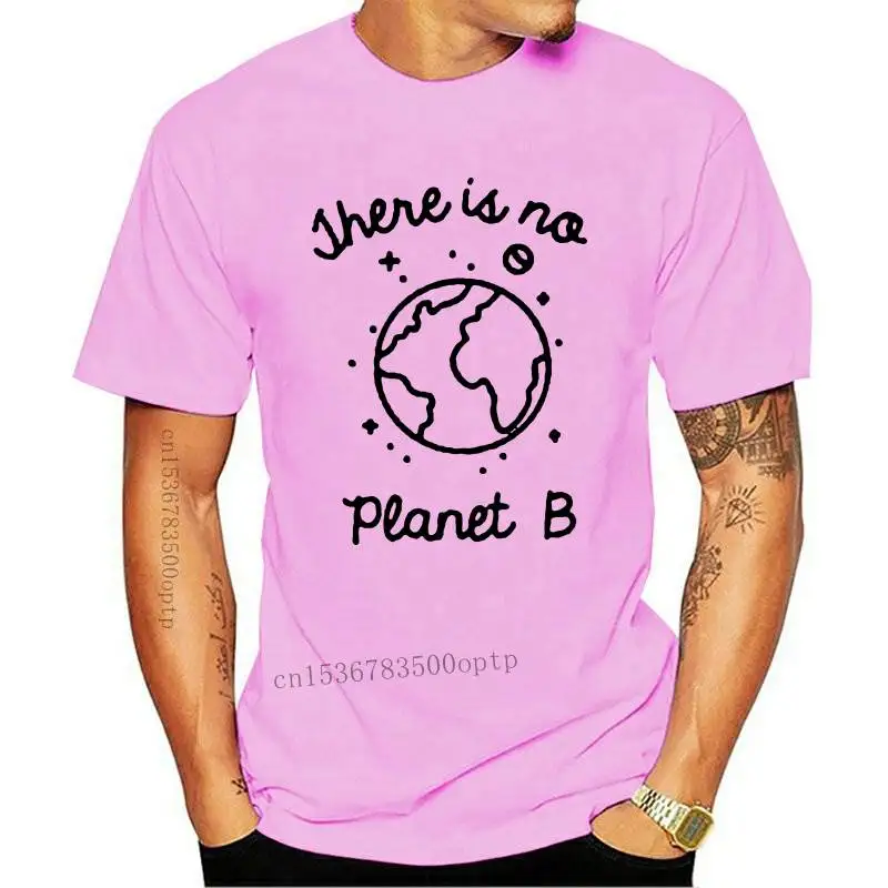

FASHION New Clothing There Is No Planet B Pocket T-Shirt Casual 100% Cotton Graphic Stylish Tops Ethical Vegan Slogan Tees Shir