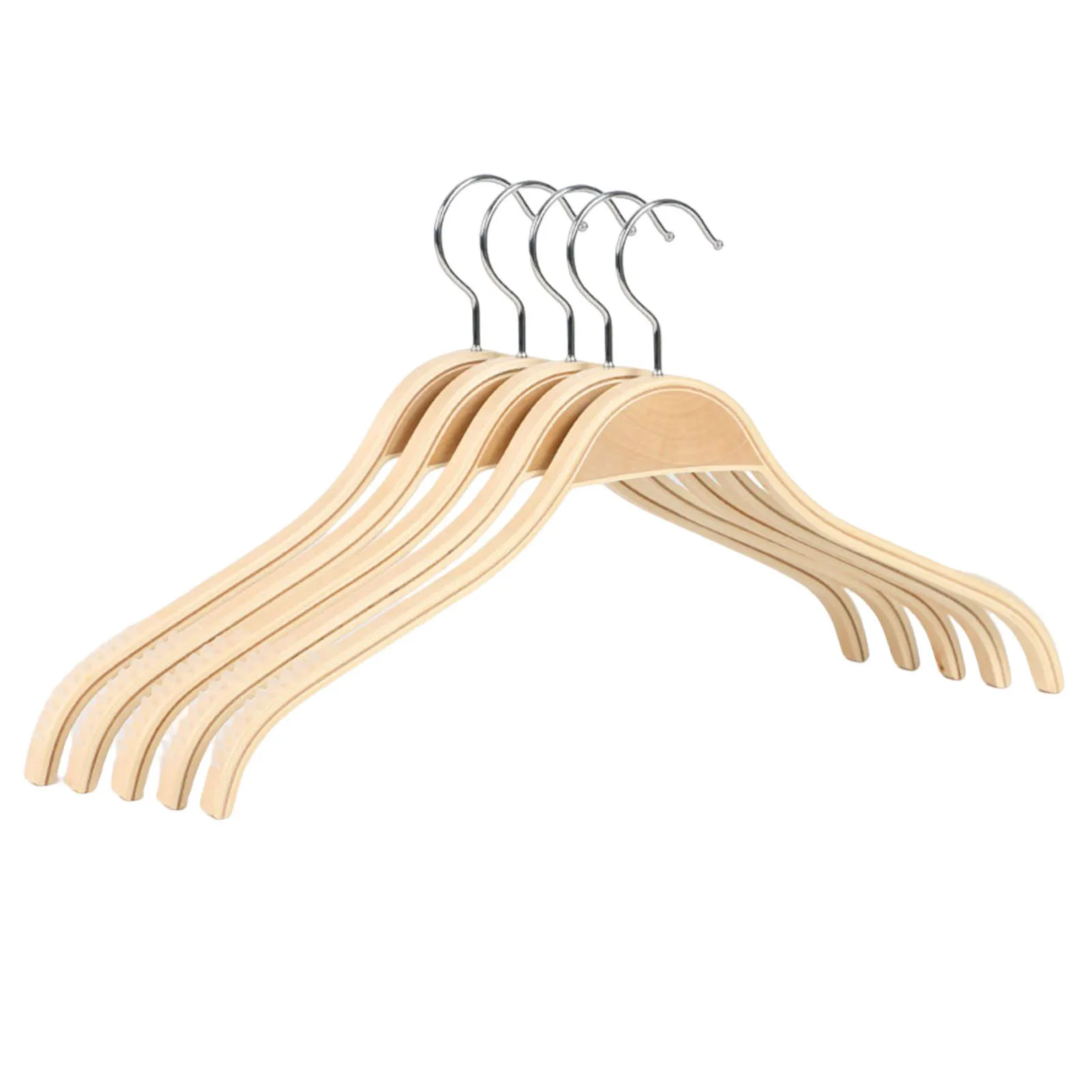 

5 шт., деревянные вешалки для одежды