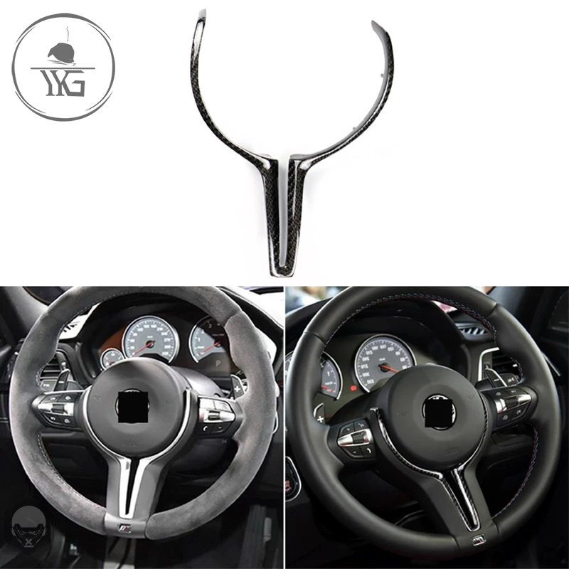 

For BMW M Series F80 F82 F83 F10 F12 M3 M4 M5 M6 Carbon Fiber Steering Wheel Replacement Cover Modification Car Accessories