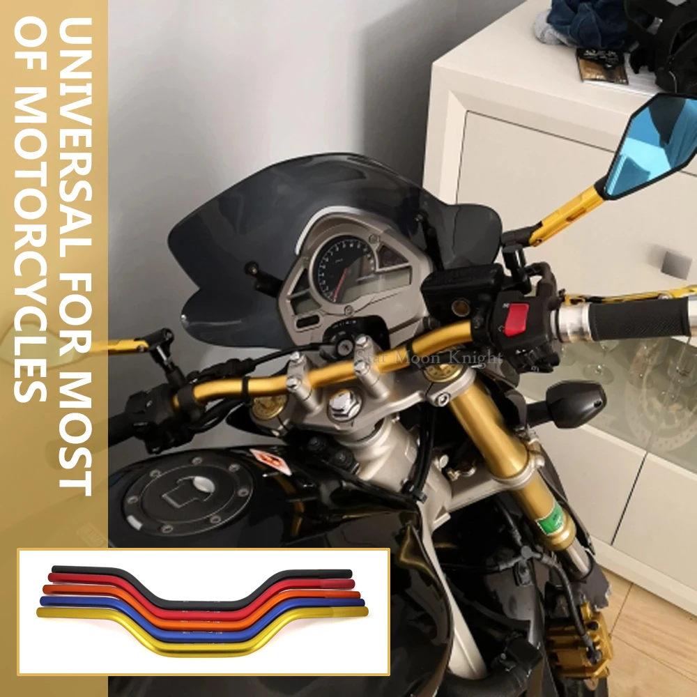 

Руль мотоциклетный из алюминиевого сплава с ЧПУ, 22 мм, 7/8 дюйма, для питбайка Tmax 530 PCX CB500X MT07 FZ6