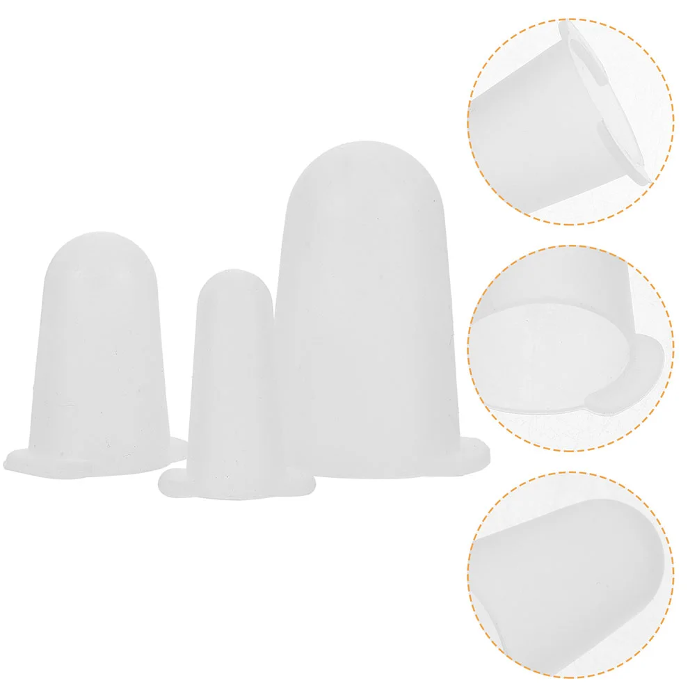 

6 Pcs Protective Cap Piping Tips Cake Covers Protection Convenient Silicone Decoration Silica Gel Protectors Dessert Decorating
