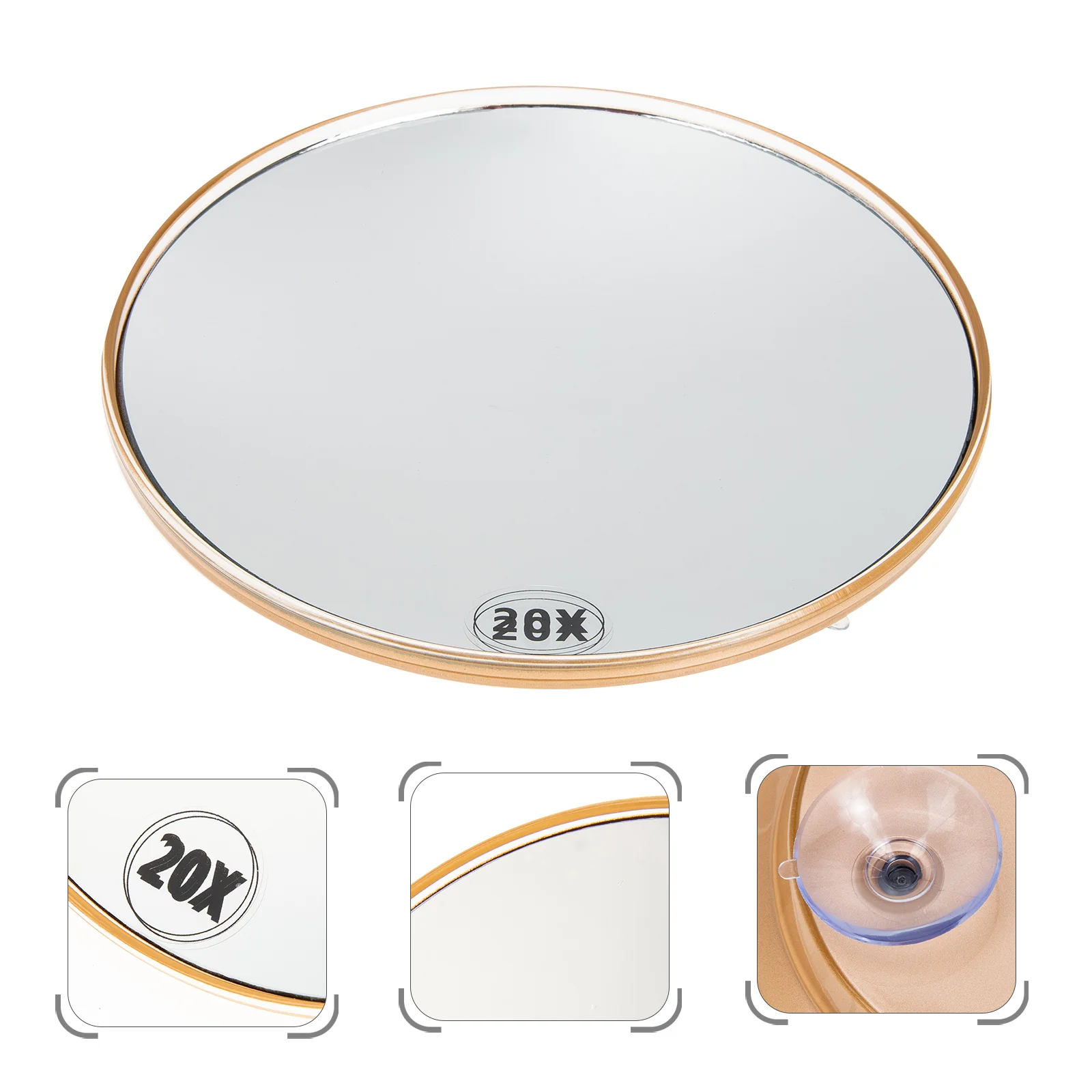 

Mirror Magnifying Suction Makeup Bathroom 20X Cup Cups Wall Travel Make Vanity Up Magnification Mirrors Woman Round Hanging