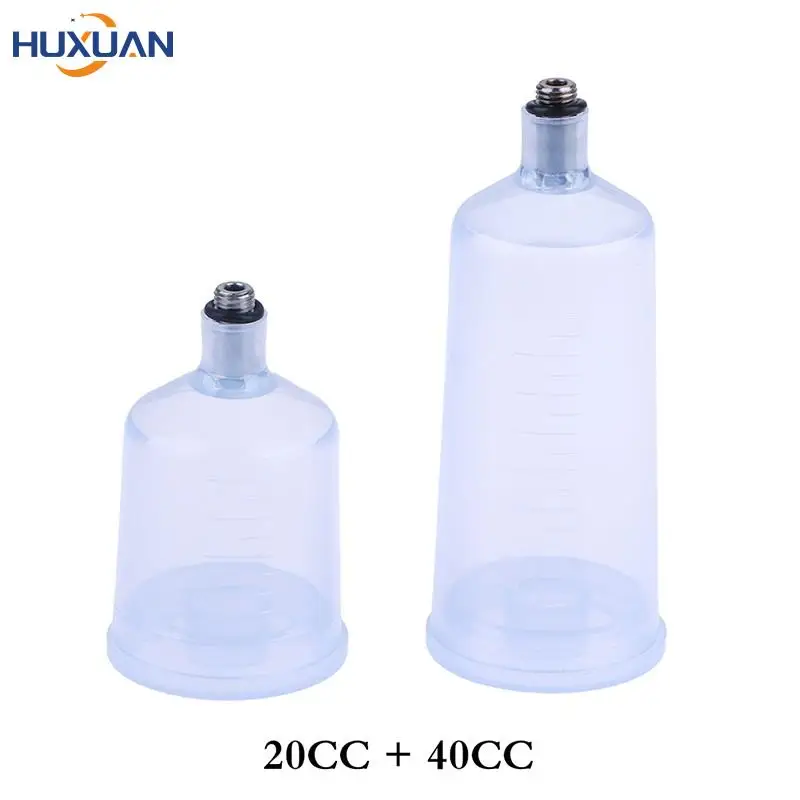

Airbrush Plastic Clear Cup Of Spray Gun 20CC +40CC Air Brush Pen Repleceable Changeable Accessories For Painting