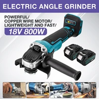 18v 800w brushless impact angle grinder electric cordless polishing grinding machine rechargeable power tools for makita battery