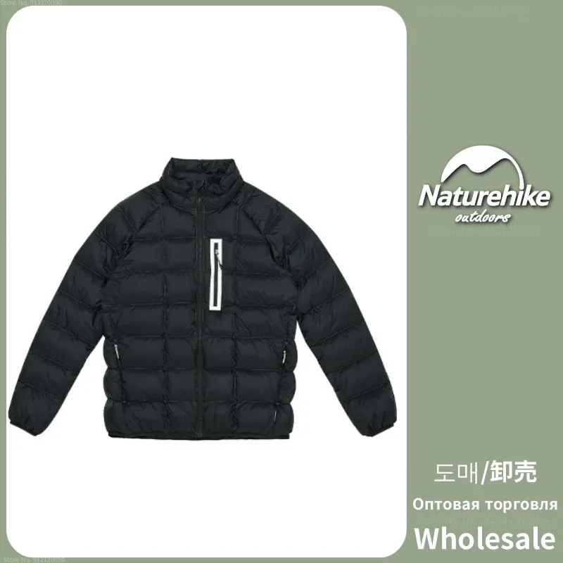 Naturehike New Outdoor Stand Collar Down Jacket Winter Warm Breathable White Goose Down Jacket Winter Camping Travel Down Jacket
