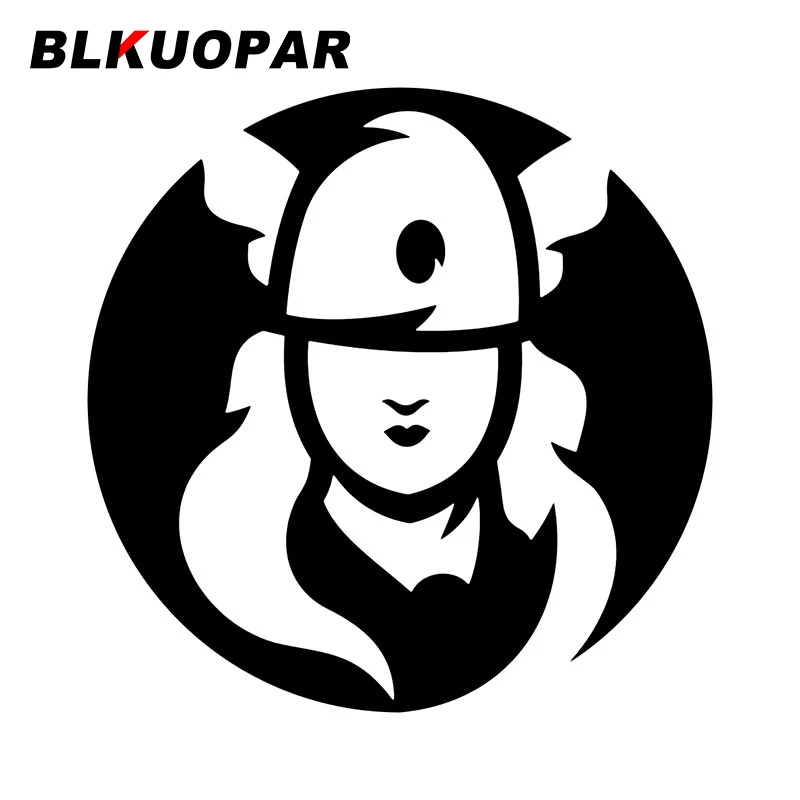 

Забавные автомобильные наклейки BLKUOPAR с изображением девушки, виниловые водонепроницаемые наклейки «сделай сам» с изображением героев мул...