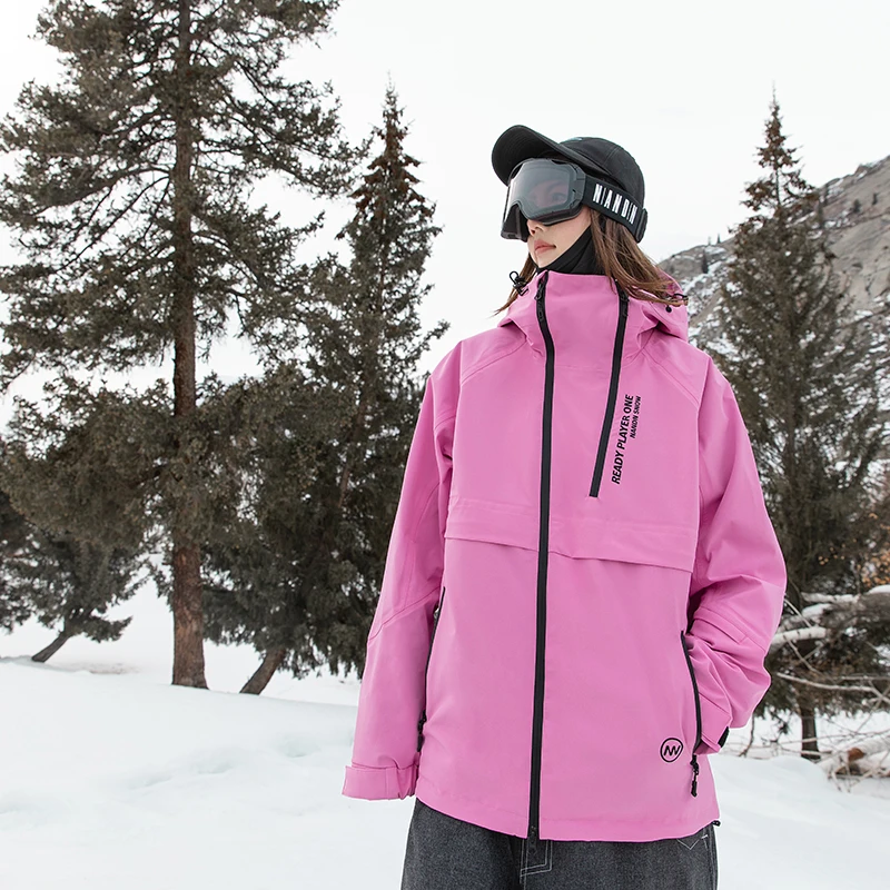 NANDN лыжная куртка водонепроницаемая теплая износостойкая модная для сноуборда
