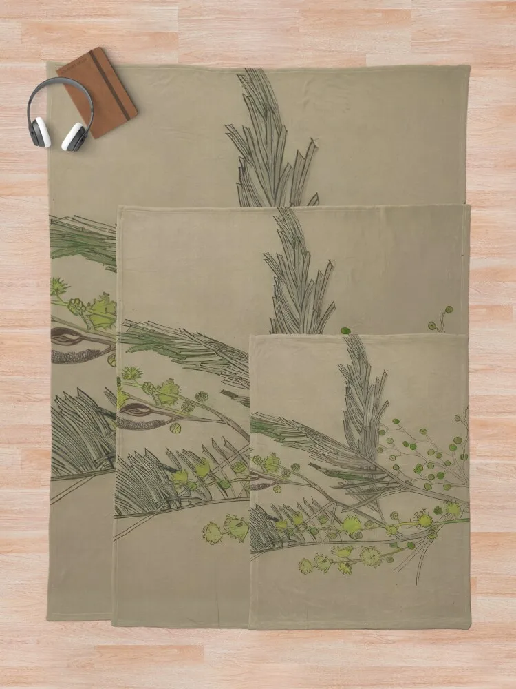 Mimosa-1924 от Charles Rennie Mackintosh плед с подвижными летними волосами модные одеяла для