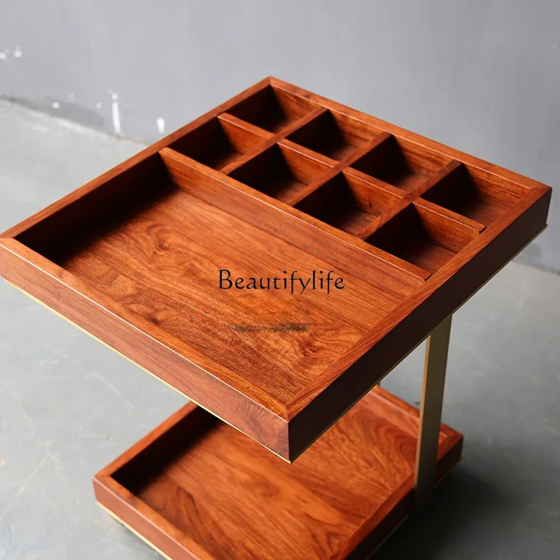 Новый угловой столик в китайском стиле многофункциональный двухслойный боковой
