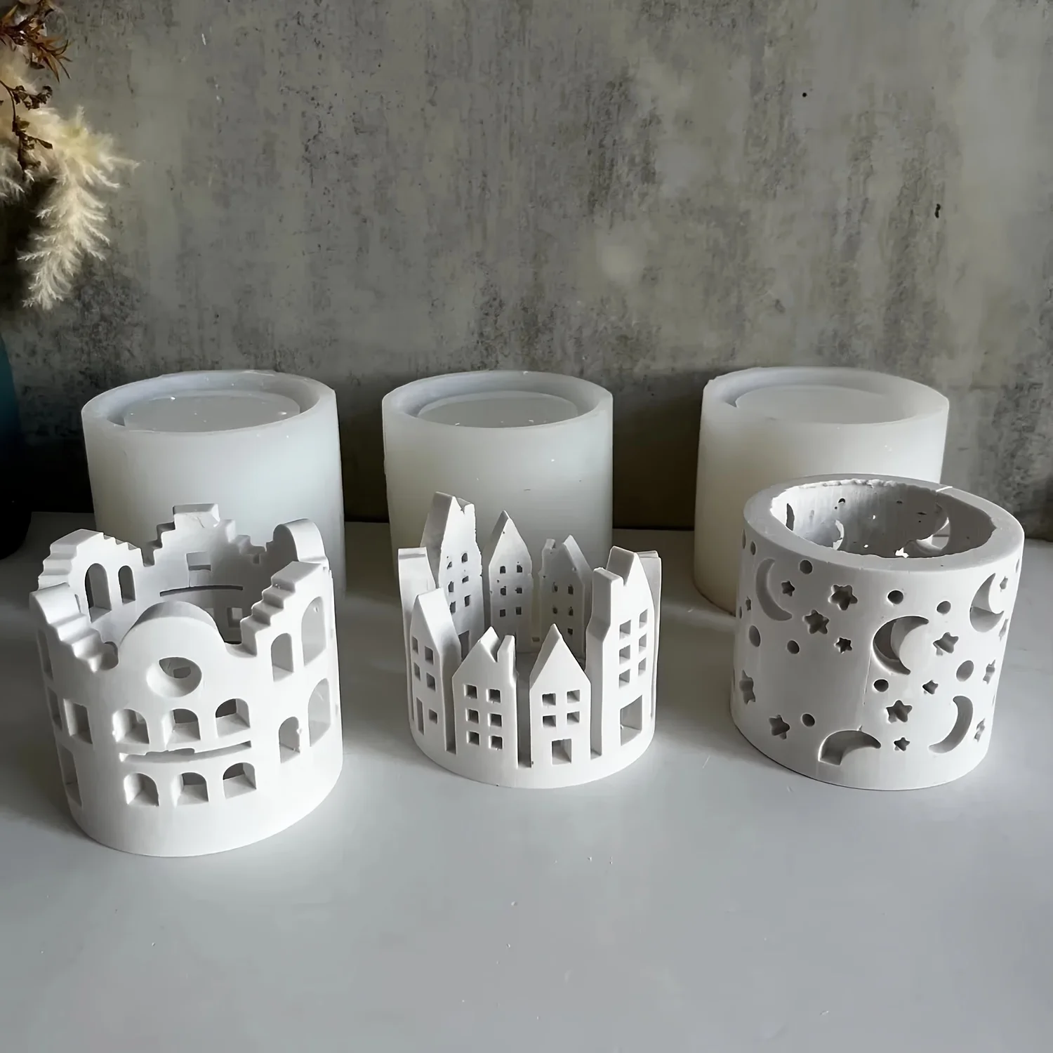 Силиконовая форма для изготовления свечей