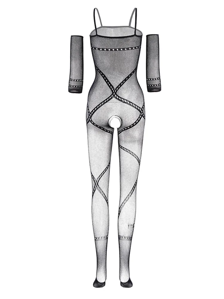 Горячие ажурные чулки для тела мужские полые прозрачные колготки нижнее белье