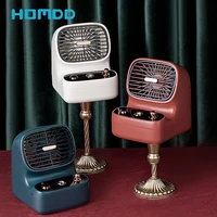 desktop portable fan table fan cooling air humidifier for home air conditioner air cooler rechargeable retro electric fan summer