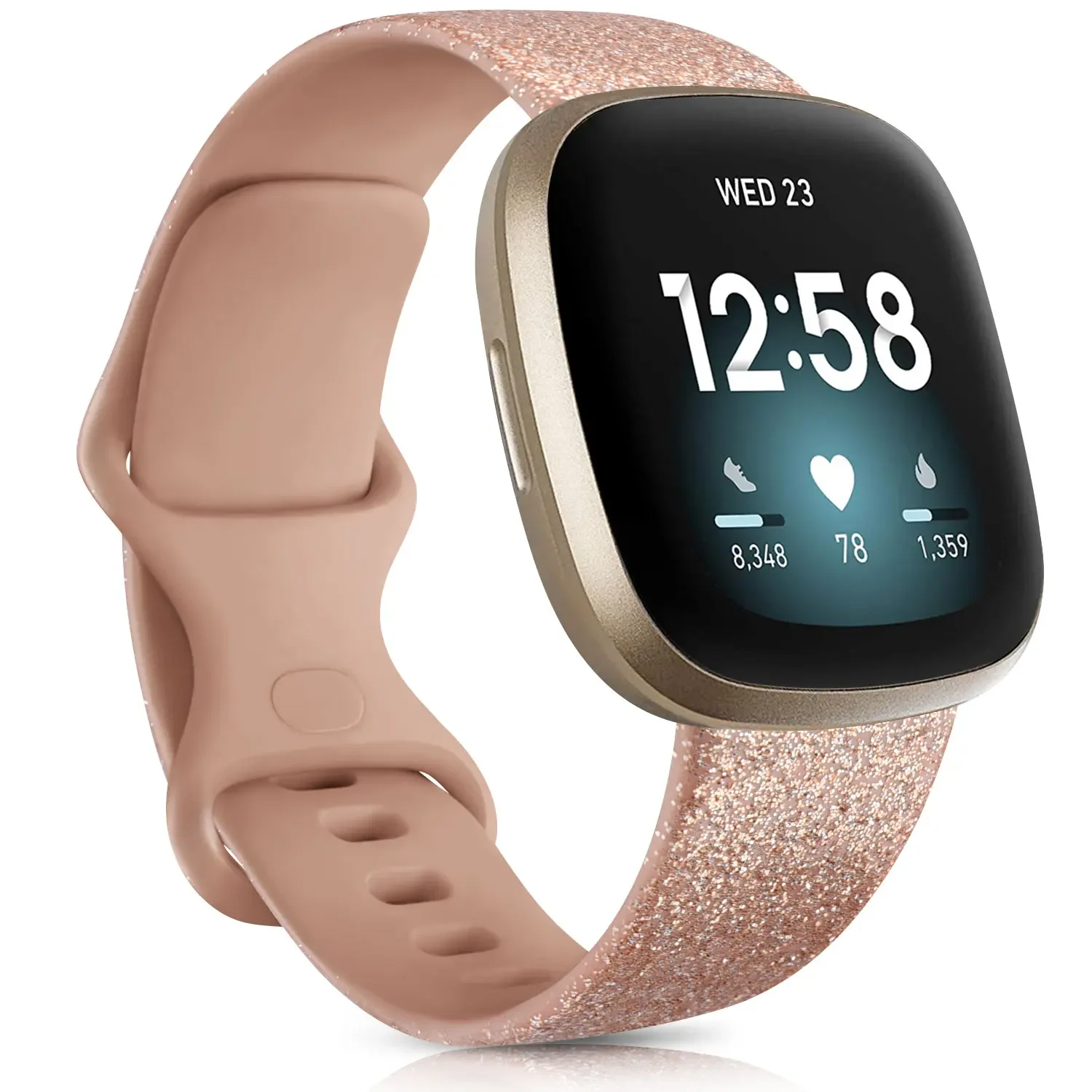 Силиконовый ремешок для часов Fitbit Versa 3 умных спортивный Браслет Sense