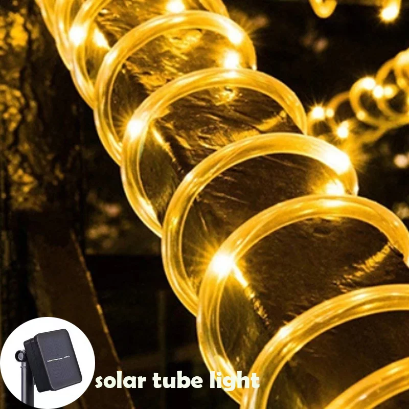 

Solar Outdoor String Lights Waterproof Tianya Solar Tube 8 Pattern Garden Garden Decoration Christmas Decoration Light