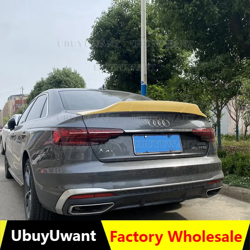 

For Audi A4 B9 R Style 2017 2018 2019 2020 2021 2022 Car Decoration High Quality Carbon Fiber Rear Trunk Spoiler