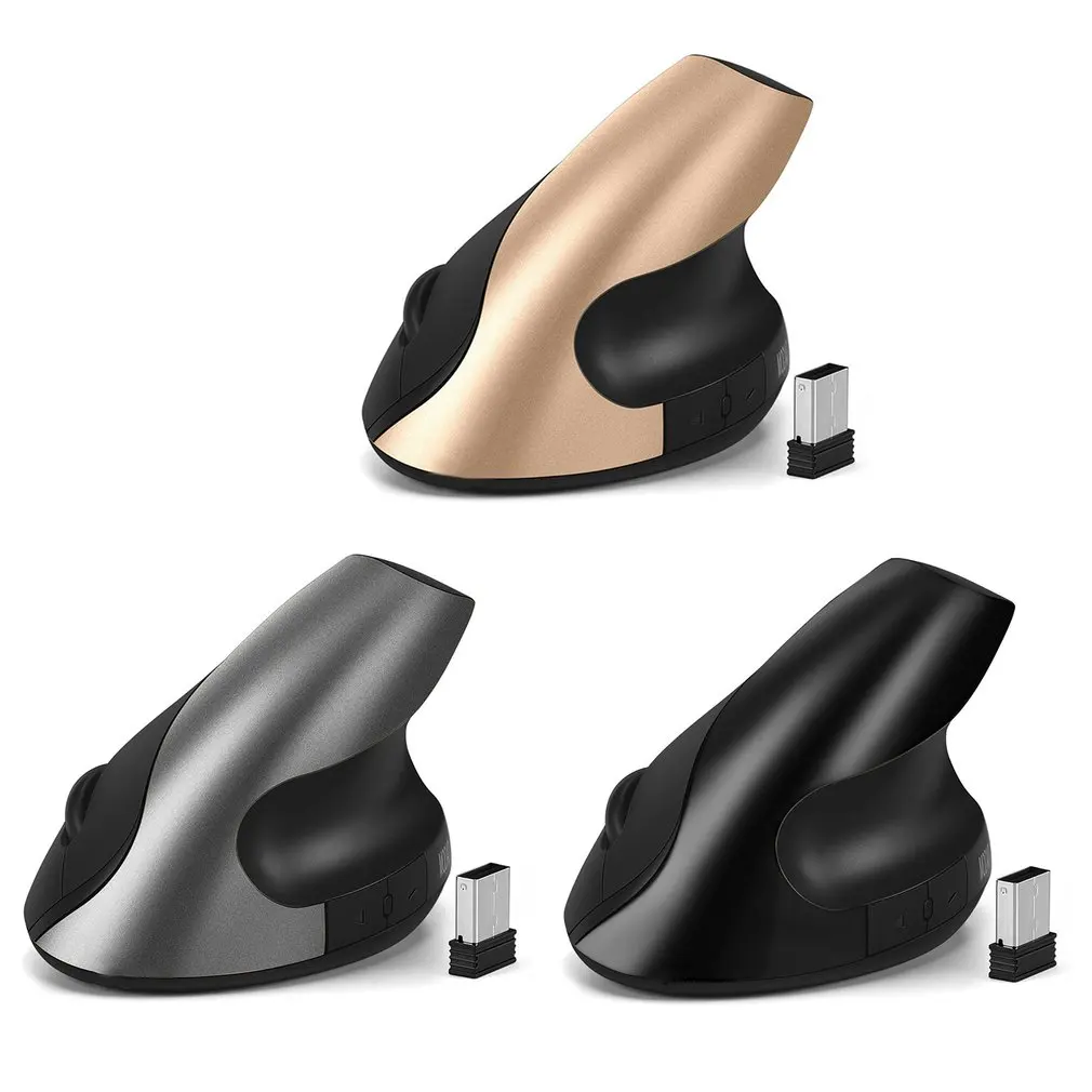 

Мышь Вертикальная беспроводная эргономичная оптическая, 2,4 ГГц, 6 кнопок