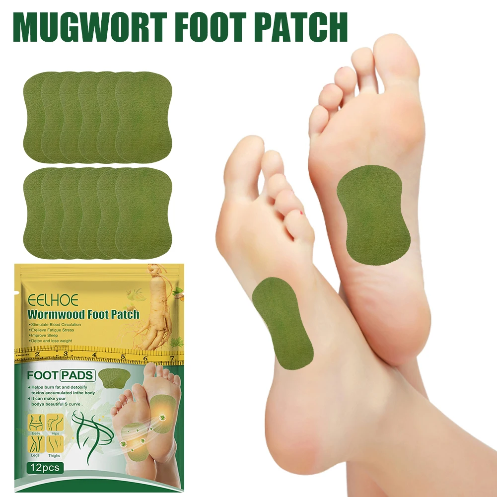 

Самонагревающийся пластырь для ног из полыни с натуральными ингредиентами, 12 шт.