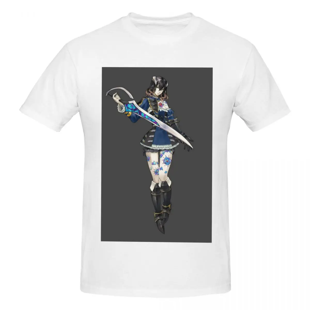 Мужская футболка Miriam Bloodstained модные футболки большого размера мужские хлопковые