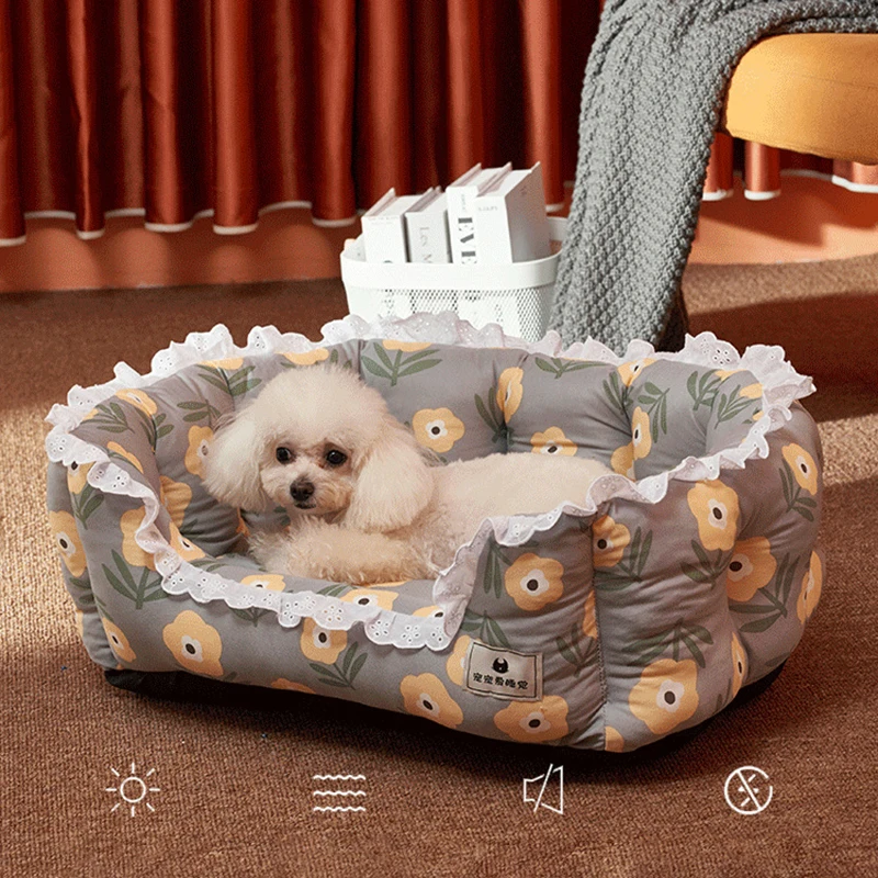 Лежанка для собаки кошки диван-кровать персонализированный матрас всесезонные