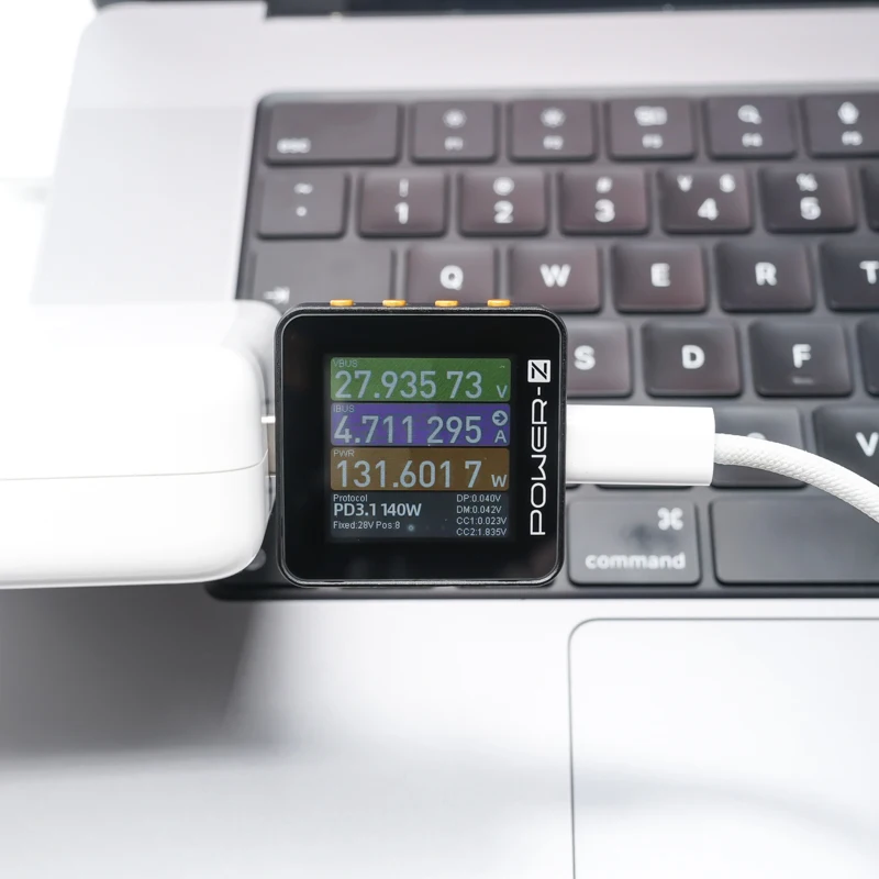 Фото POWER-Z KM003C KT002 KM001 PRO Тестер USB PD3.1 Протокол 48 В Диапазон Dual Type-C Тестер Зарядное устройство Напряжение Ток Пульсация Мощность №2