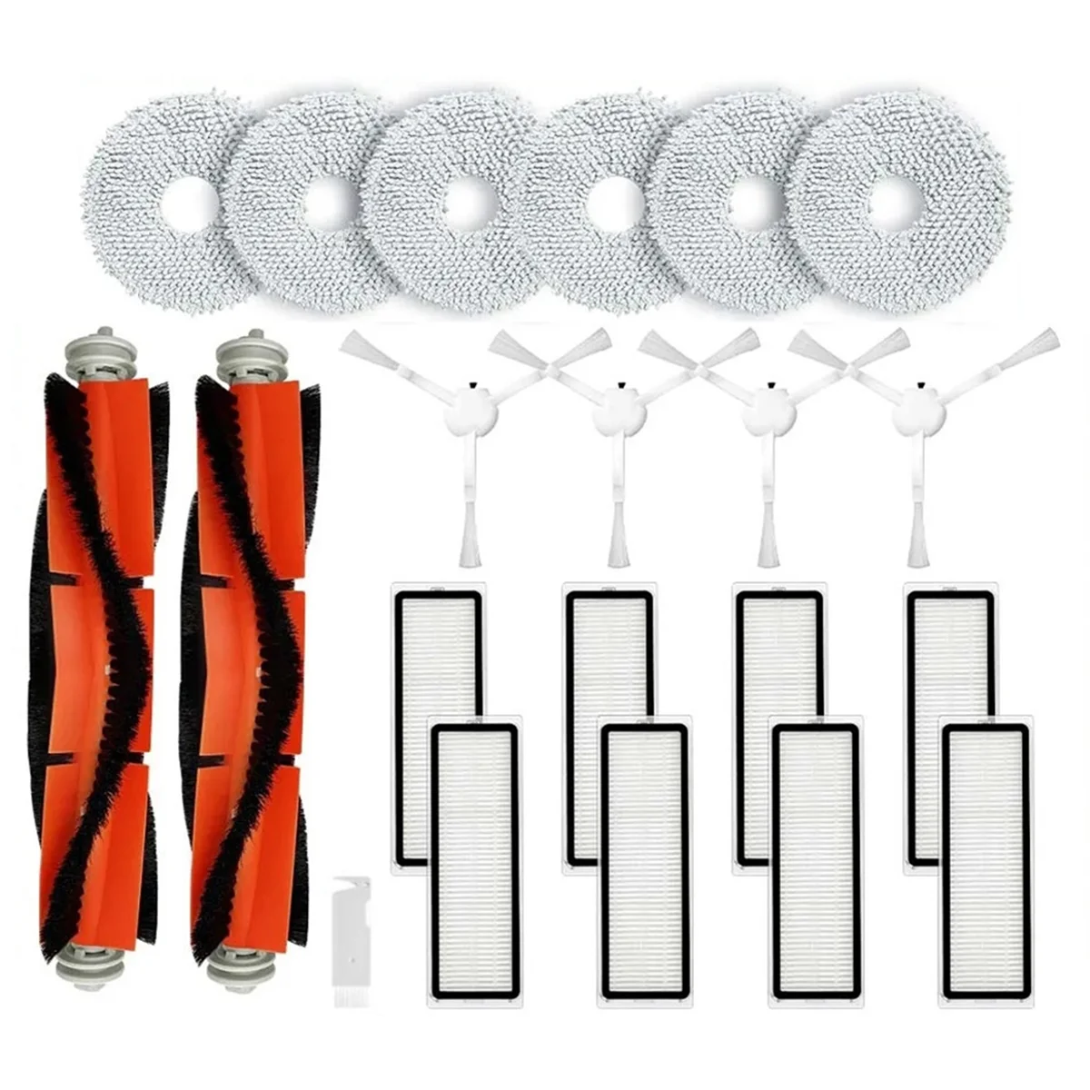 For Xiaomi Robot Vacuum S10+ / S10 Plus Cleaner Accessories Main Side Brush Hepa Filter Mop Rag Cloth Spare Parts