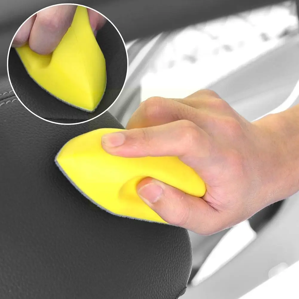 

1pc Nano Cleaning Brush Car Crevice Cleaning Brush Pads Glass Detailing Duster Interior Sponge Leather Clean Car H8J2
