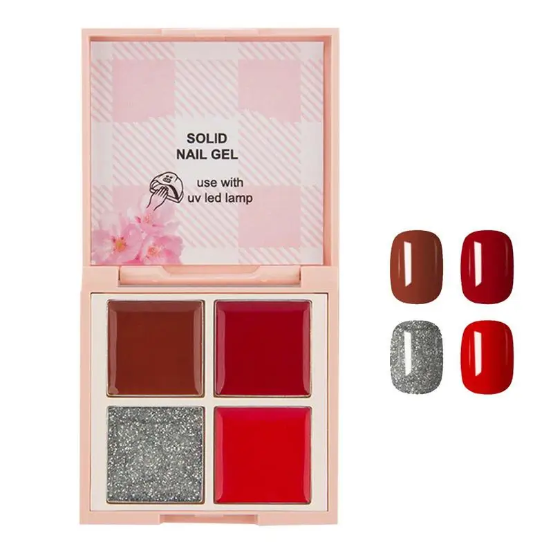 

Квадратная Палетка для маникюра, 4 цвета